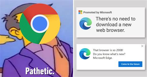 Microsoft Edge Is Trying To Stop People From Downloading Google Chrome GAG