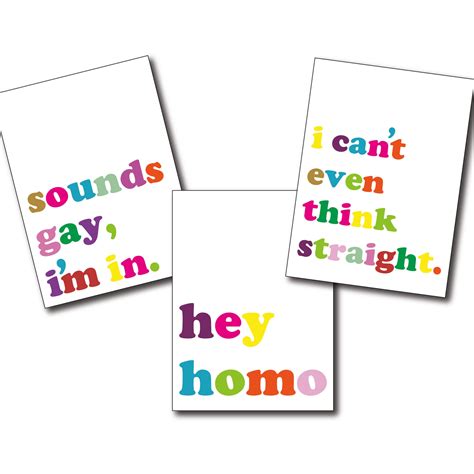 24 totally gay greeting cards 24 lgbt lgbtq queer gay etsy