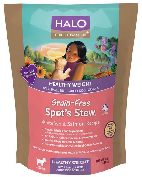 Here are the dog food advisor's best weight loss dog foods for july 2021. Halo Spot's Stew Healthy Weight Grain Free Whitefish and ...