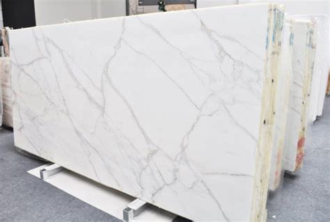 White Polished Statuario Marble Slab At Best Price In Carrara Ocean Stone