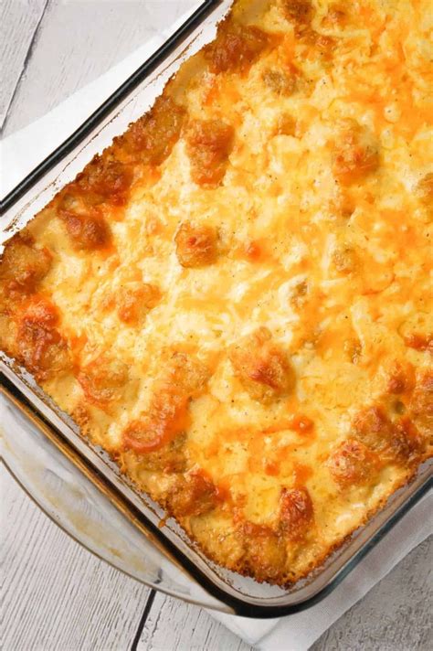 I think it's partly because casseroles nearly always involve cheese and who doesn't love cheese? Cheesy Garlic Tater Tot Casserole is an easy potato side ...