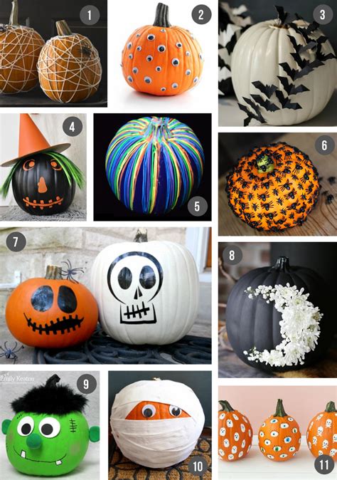 70 Creative No Carve Pumpkin Decorating Ideas For Kids No Carve