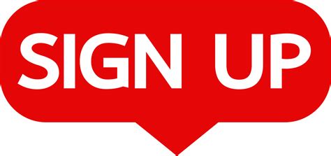 Sign Up Button Sign Design 10159999 Png