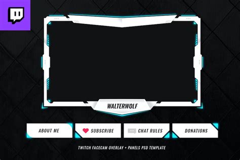 Twitch Facecam Overlay V4 Websites Ft Twitch And Obs Envato Elements