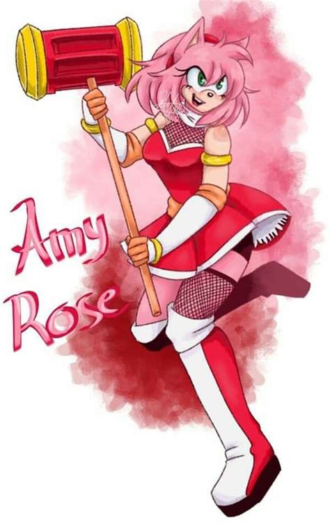 Art By Hachidqueen Amy Rose Shadow And Amy Amy