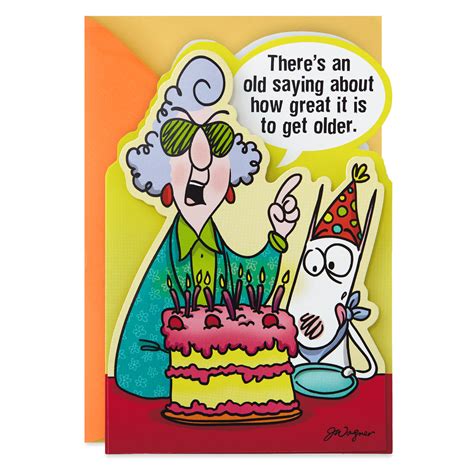 Maxine Great To Get Older Funny Birthday Card Greeting Cards Hallmark