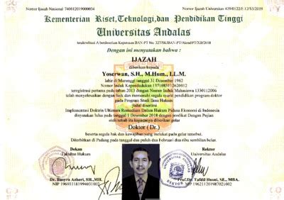 Ijazah Document Repository Universitas Andalas