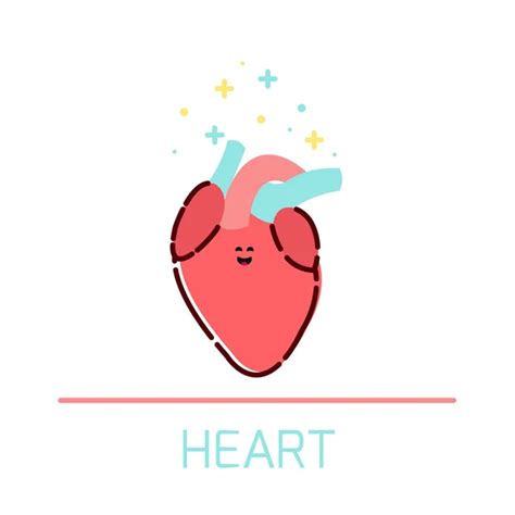 11051 Healthy Heart Cartoon Vector Images Depositphotos