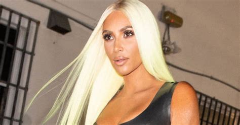 Kim Kardashian In Pictures Tv Vixen Squeezes Curves Into Skintight
