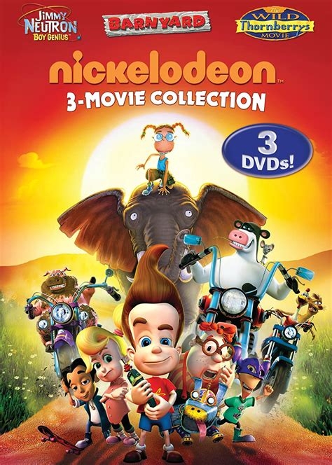 Nickelodeon Three Movie Collection Jimmy Neutron Boy Genius