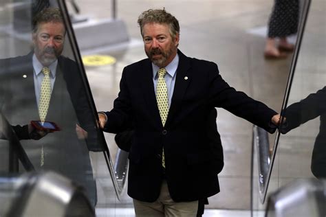 Rand Paul Declines To Wear Face Mask During Senate Session Though