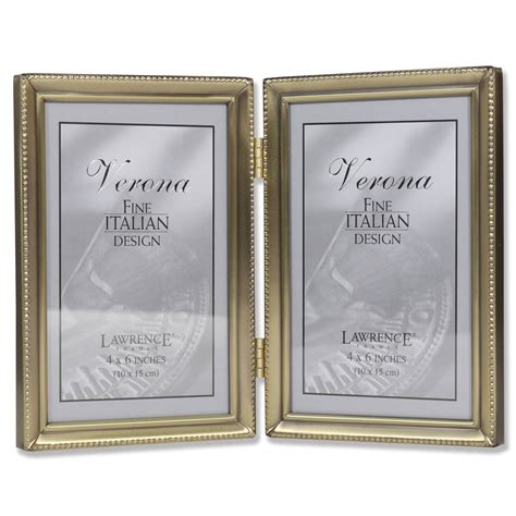 Choose from contactless same day delivery, drive up and more. Antique Brass 4x6 Hinged Double Picture Frame - Bead ...