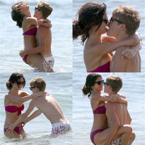 Hot Hd Wallpaper Selena Gomez Kissing Justin Bieber