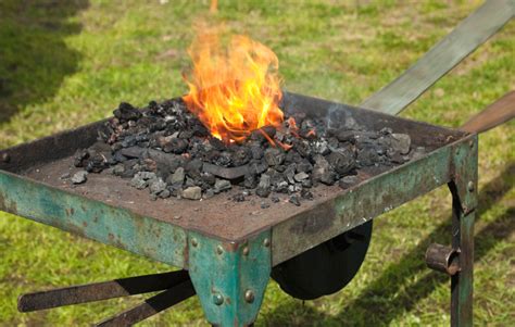 It isn't as simple as lighting it and forgetting about it, though. Getting Started in Blacksmithing - The Wood Whisperer