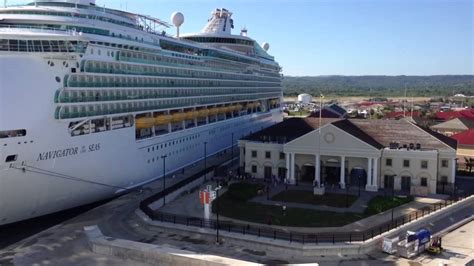 9383948) is a cruise ship, class oasis , operated by royal caribbean and sailing under the flag of bahamas. Oasis of the Seas ports in Falmouth Jamaica - YouTube