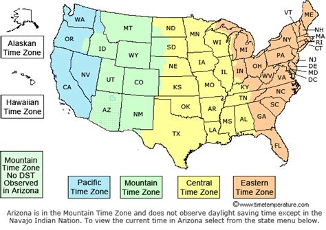 Printable Us Time Zone Map Allene Madelina