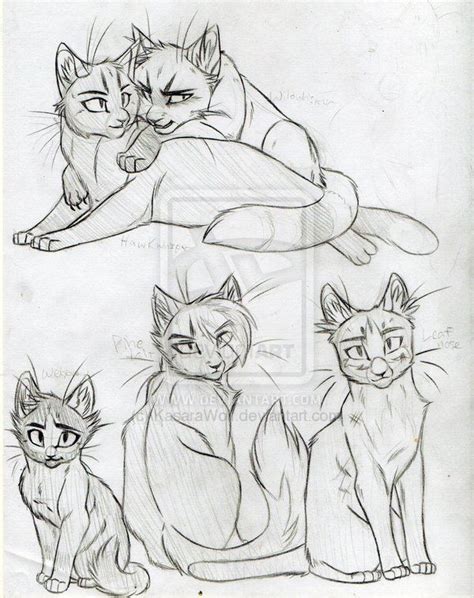 How Do You Draw A Warrior Cat Warrior Cats Set 18 By Kasarawolf On