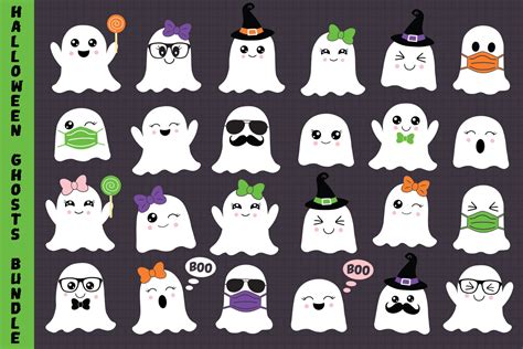 Halloween Ghosts Bundle By All About Svg Thehungryjpeg