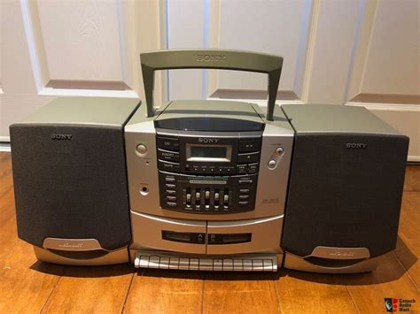 Sony Cfd Zw Cd Radio Cassette Corder Boombox For Sale Canuck Audio
