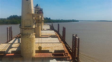 Mv Vtc Globe Up River To San Lorenzo Port Argentina Youtube