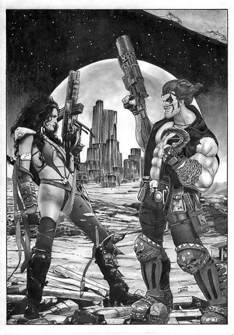 lobo vs julie strain fakk2 fanart by timgrayson