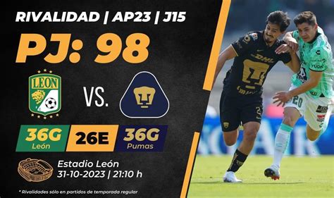 A qué hora juega León vs Pumas y en qué canal Dónde VER Liga MX 2023