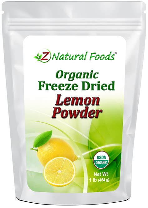 Organic Freeze Dried Lemon Powder For Delicious Flavor Any Time Of Year
