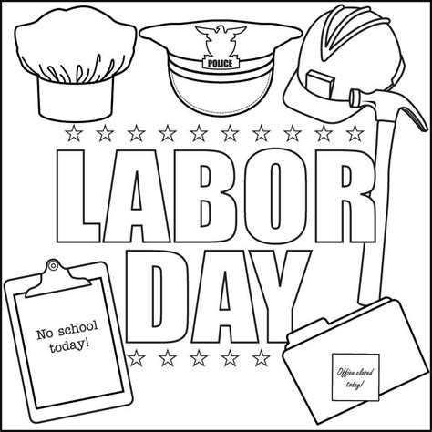 Labor Day Coloring Pages Printable | Free Wallpapers Images - Coloring Home