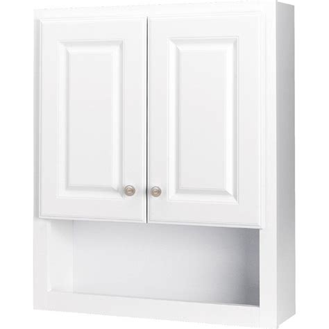 Style Selections 2325 In X 28 In White Mdf Surface Mount Medicine