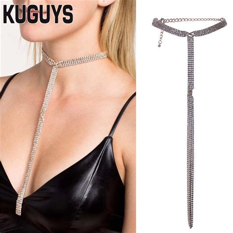 Kuguys Trendy Jewelry Long Tassel Pendant Necklaces Women Gold Silver