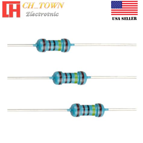 100pcs 11m Ohm Resistor Metal Film Resistors 1 Tolerance Ebay