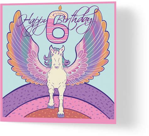 Happy 6th Birthday Unicorn Wuzci