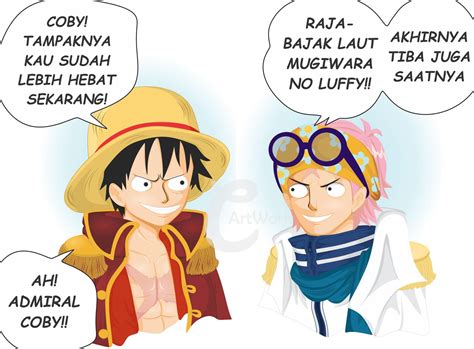 One Piece Coby X Luffy By Cinggggggg On Deviantart