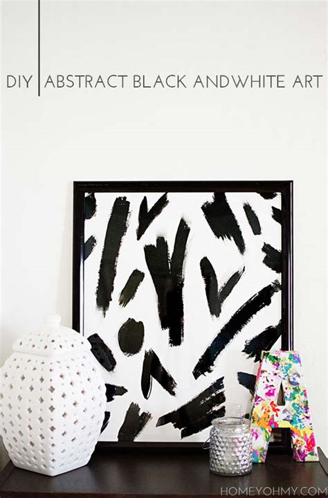 35 DIY Room Decor Ideas in Black and White