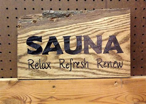 Sauna Sign Etsy Sauna Handmade Sign Sauna Diy