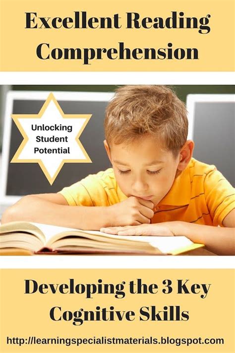 Excellent Reading Comprehension Developing The 3 Core Cognitive Skills
