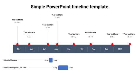Get Your Simple Powerpoint Timeline Template 16 Node