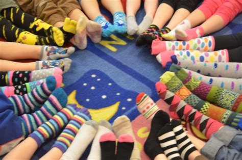 A Place Called Kindergarten Crazy Socks Day