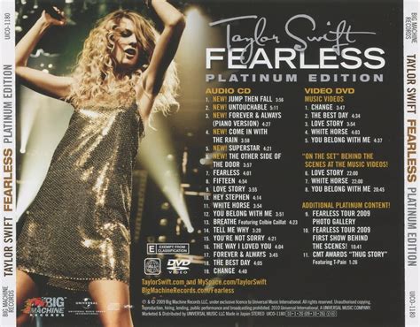 Taylor Swift Fearless Platinum Edition Thu LỘc