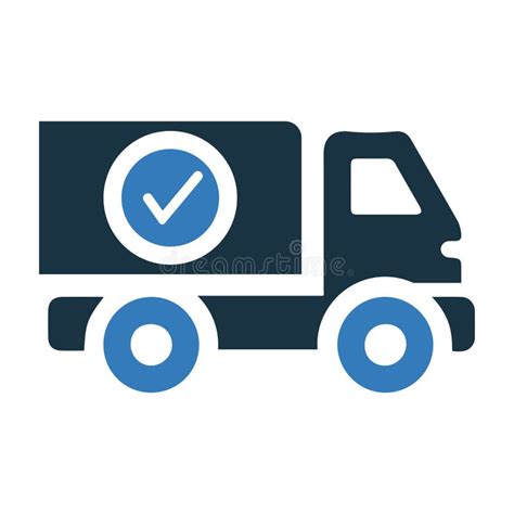 Delivered Delivery Shipped Icon Vector Graphics Stock Vector