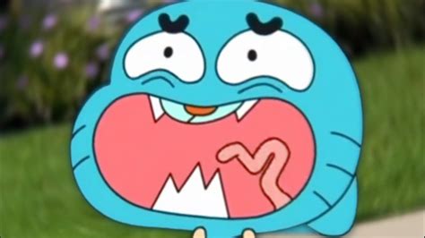 The Amazing World Of Gumball Gumball Watterson Screaming Very Slowly