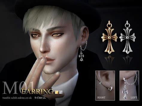Sims 4 Ccs The Best Earring By S Club Ear Cuff Piercing Earrings