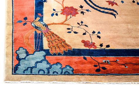 chic early 20th century chinese art deco rug at 1stdibs