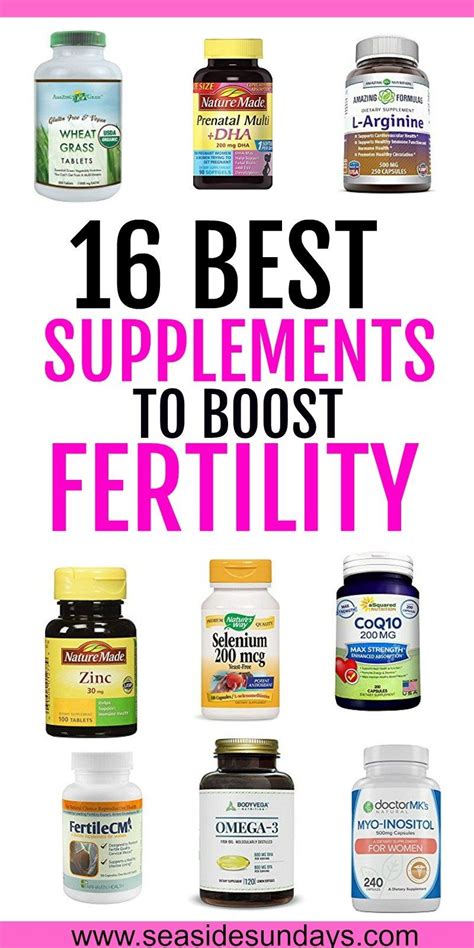 trying to get pregnant check out this list of supplements to boost your fertility and help you