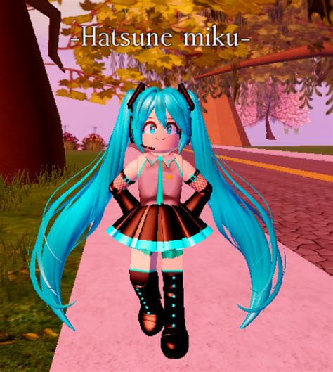 I Made Hatsune Miku In Roblox Royale High Vocaloid