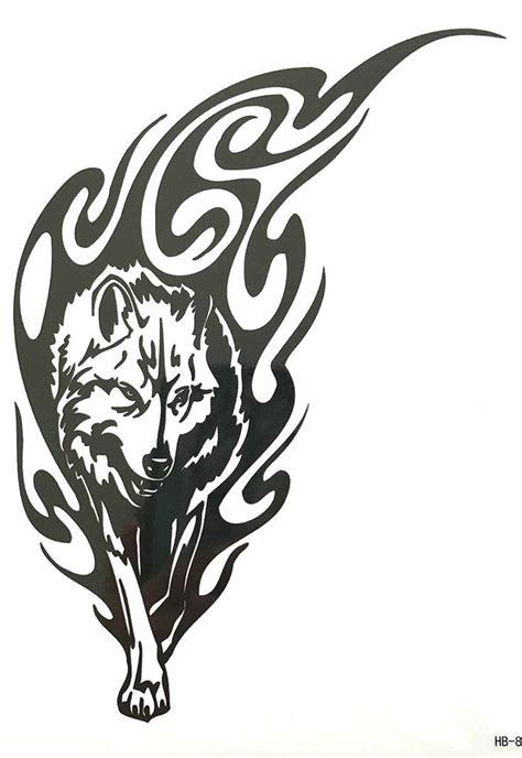 Resultado De Imagen Para Tattoo Lobo Tribal Wolf Tattoo Design