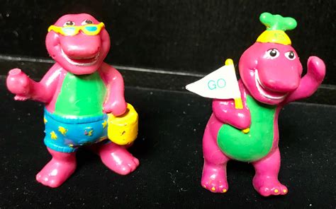 Barney Miniature Figures Etsy