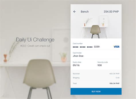 002 Credit Card Check Out Daily Ui Challenge On Behance