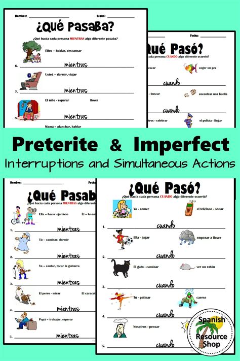 Fun Practice For The Spanish Preterite And Imperfect Tenses High