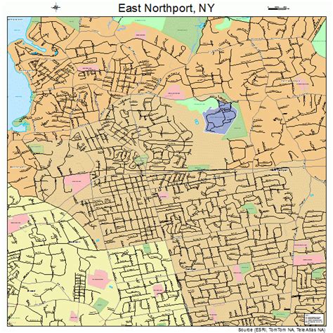 East Northport New York Street Map 3622612